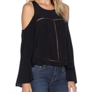 Lovers + Friends Cold Shoulder Blouse